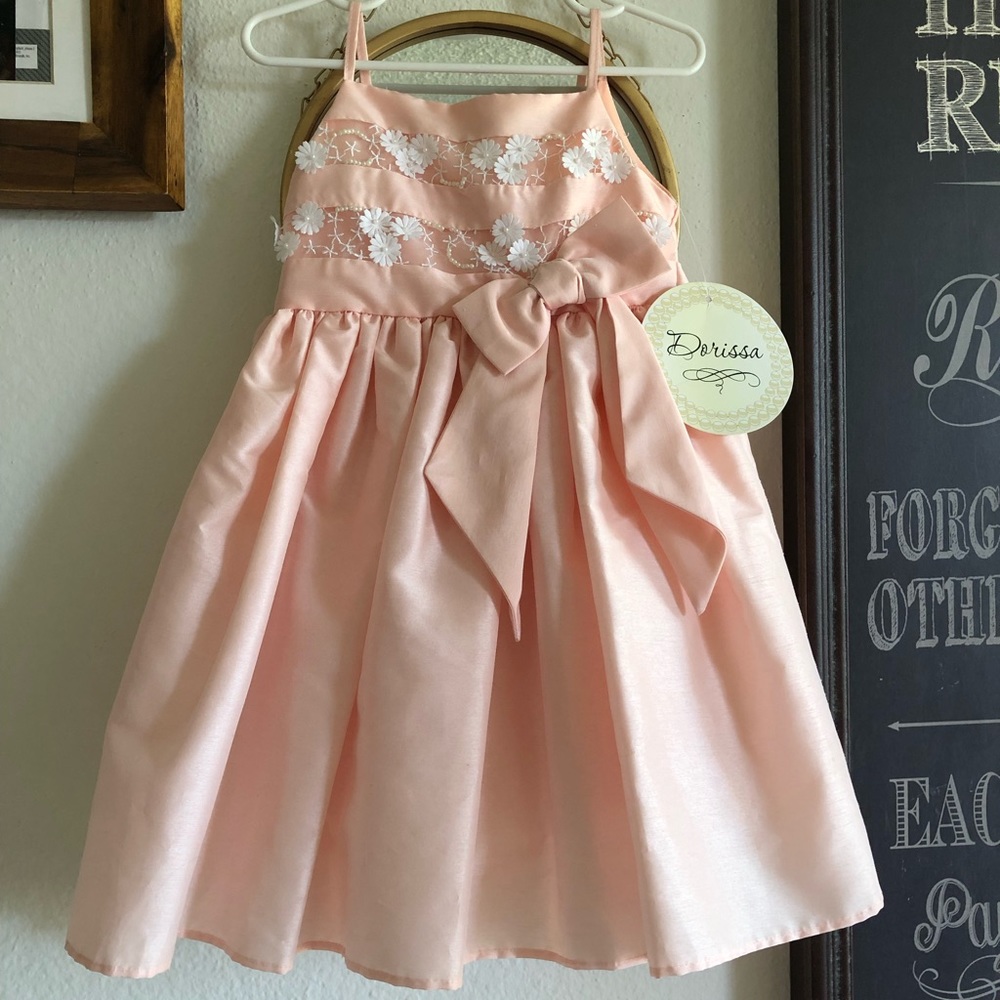 Dorissa 2T Girl Sweet Soft Pink Dress Nordstrom